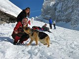 Salita da Spinelli di Valzurio alla Baita di Pagherola alta con e senza ciaspole il 15 febbraio 09 - FOTOGALLERY